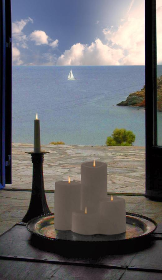 Amelia Beachfront Villa Korissia  Exteriér fotografie