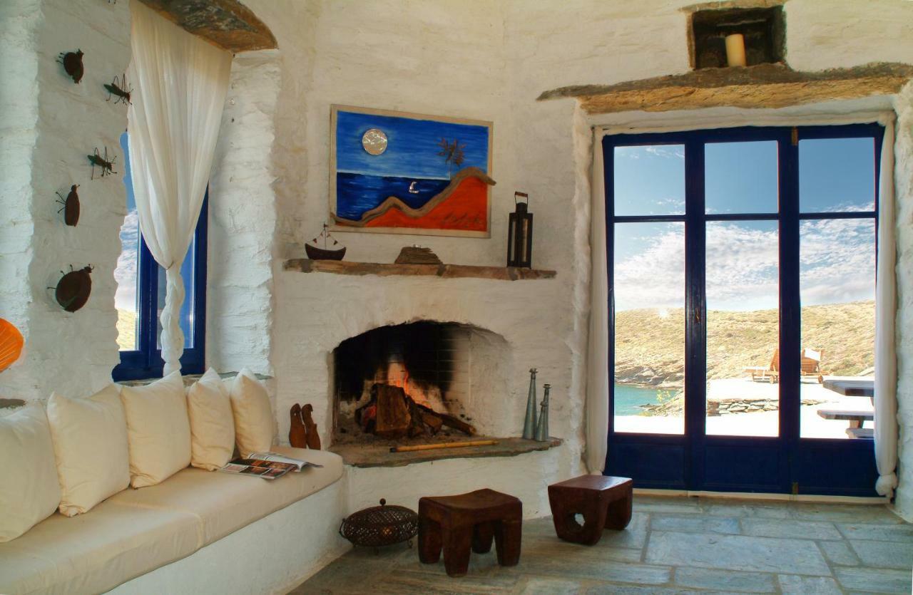 Amelia Beachfront Villa Korissia  Exteriér fotografie