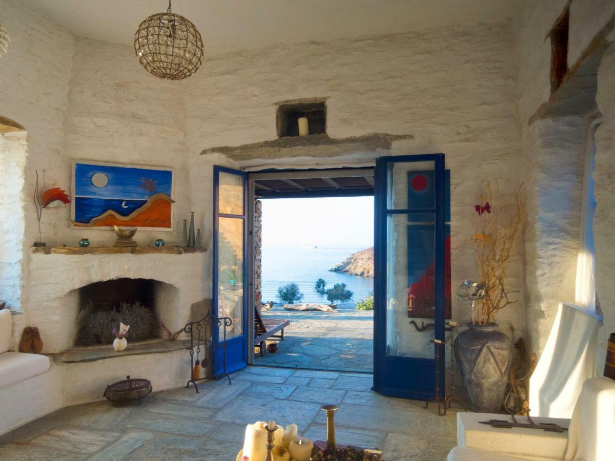 Amelia Beachfront Villa Korissia  Exteriér fotografie