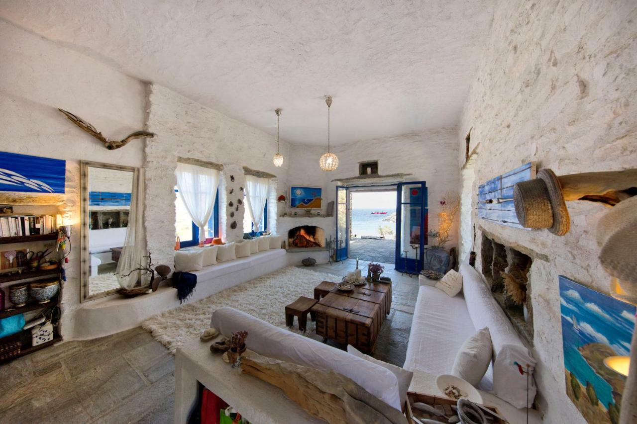 Amelia Beachfront Villa Korissia  Exteriér fotografie
