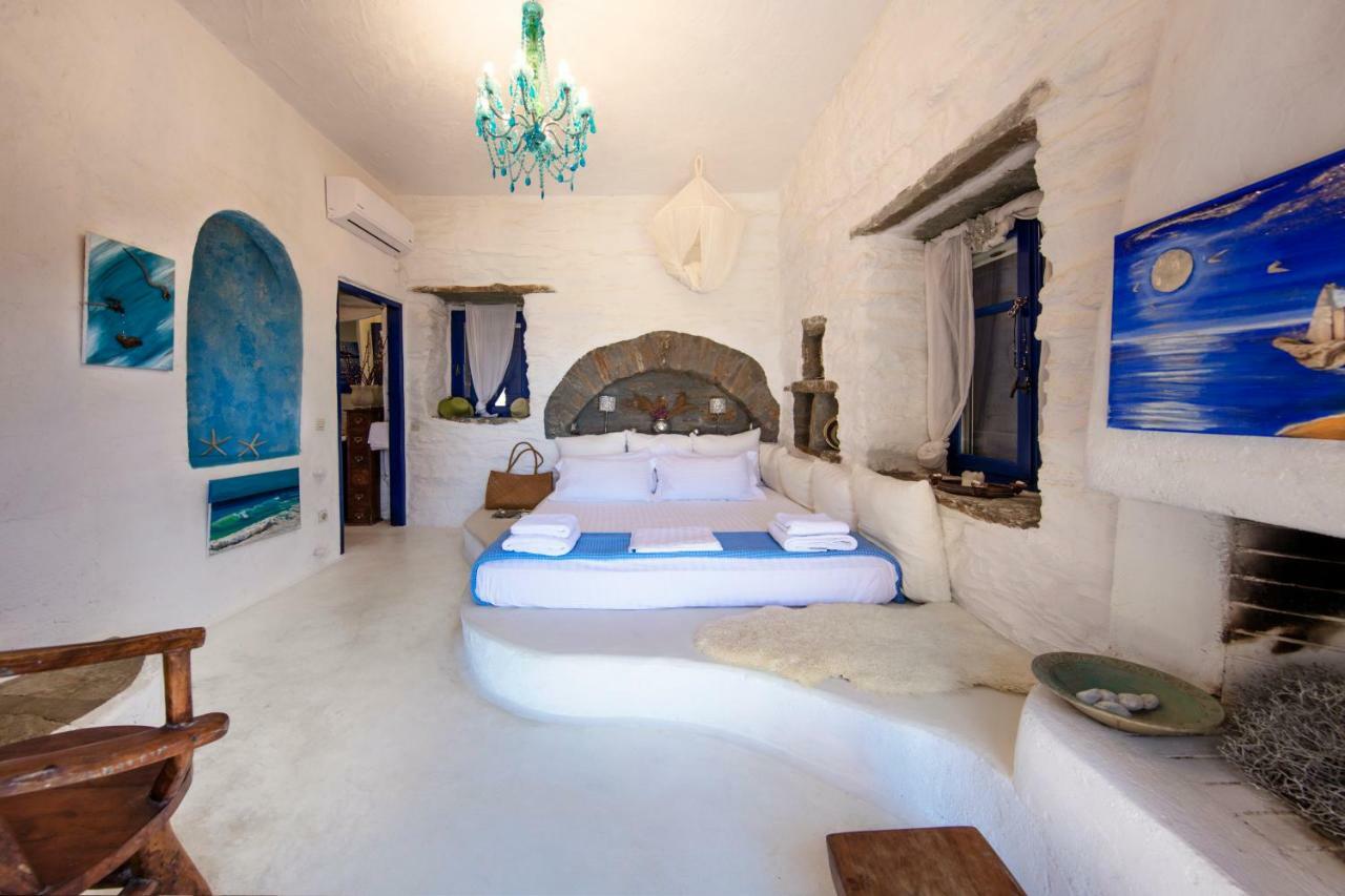 Amelia Beachfront Villa Korissia  Exteriér fotografie