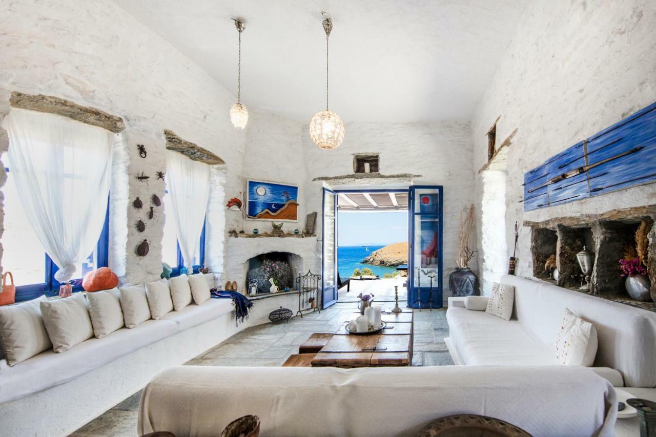 Amelia Beachfront Villa Korissia  Exteriér fotografie